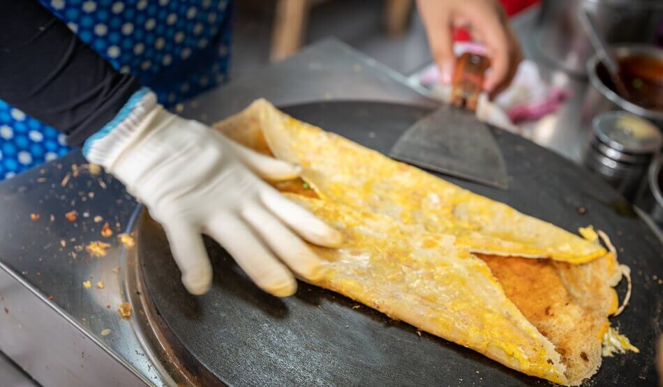 technique pour retourner les crepes